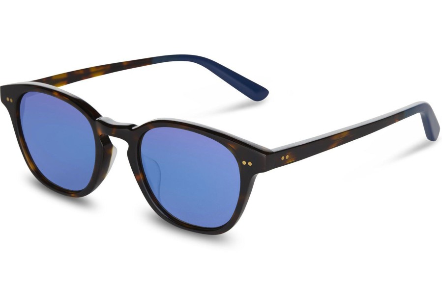 TOMS Wyatt Tortoise Zeiss Polarized Handcrafted Sunglasses | Sunglasses