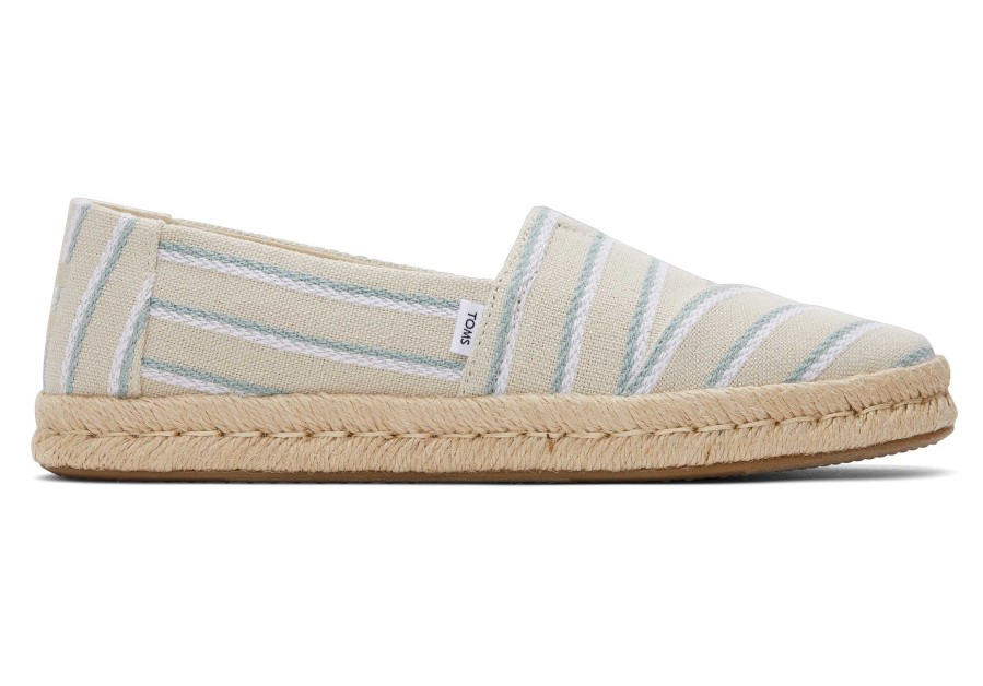 TOMS Alpargata Rope 2.0 Cream Stripes Espadrille | Alpargatas