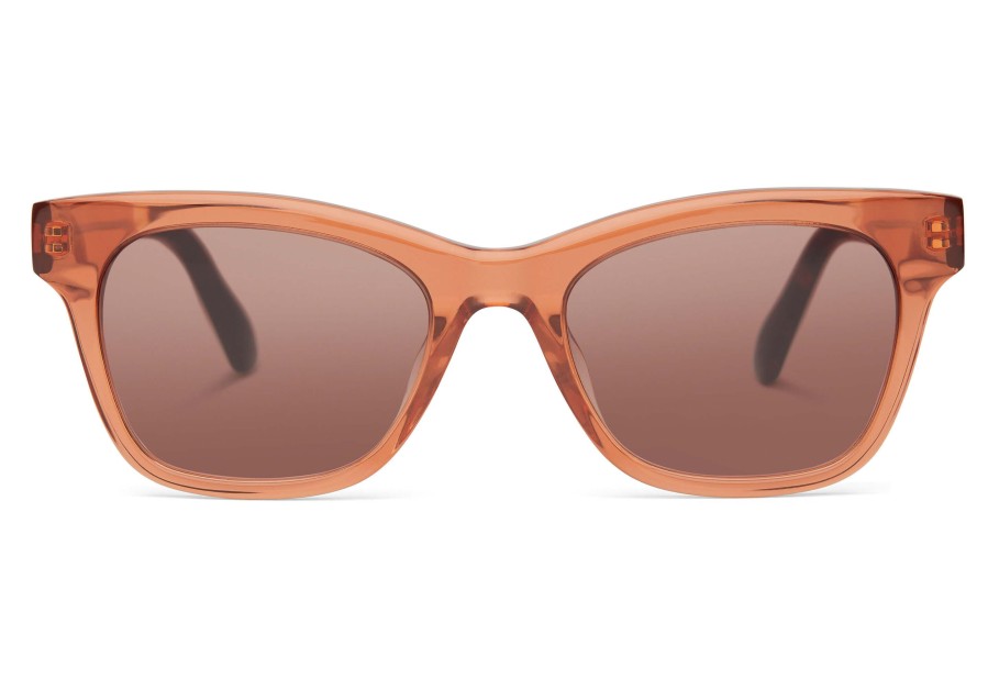 TOMS Margot Terracotta Handcrafted Sunglasses | Sunglasses