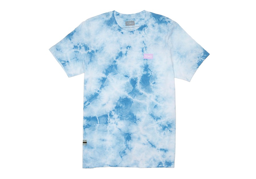 TOMS Toms Tie-Dye Logo Short Sleeve Crew Tee | Tees