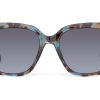 TOMS Natasha Pacific Blue Tortoise Handcrafted Sunglasses | Sunglasses