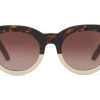 TOMS Florentin Tortoise Oatmilk Fade Traveler Sunglasses | Sunglasses