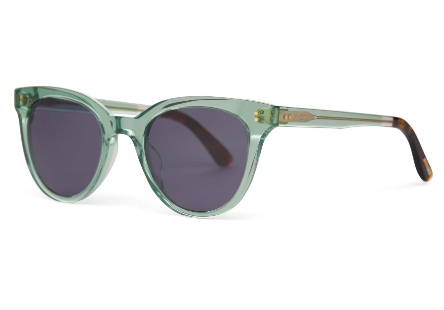 TOMS Marlowe Jade Handcrafted Sunglasses | Sunglasses