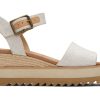 TOMS Diana Natural Wedge Wide Sandal | Dress Casual