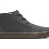 TOMS Carlo Mid Graphite Heritage Canvas Lace-Up Sneaker | Sneakers