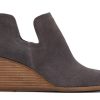 TOMS Kallie Grey Suede Wedge Boot|Kallie Grey Suede Wedge Boot | Dress Casual