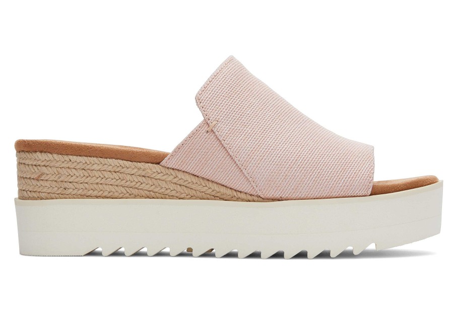 TOMS Diana Mule Pink Sandal | Dress Casual