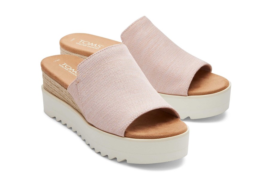 TOMS Diana Mule Pink Sandal | Dress Casual