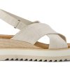 TOMS Diana Crossover Wedge Sandal | Dress Casual