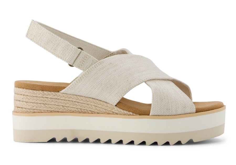 TOMS Diana Crossover Wedge Sandal | Dress Casual