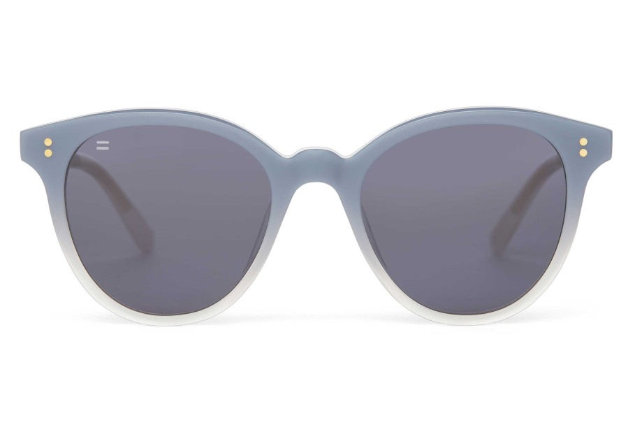 TOMS Aarynchalky Blue Fade Handcrafted Sunglasses | Sunglasses