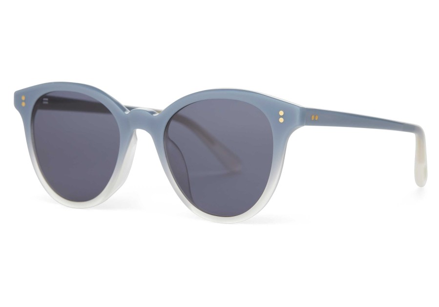 TOMS Aarynchalky Blue Fade Handcrafted Sunglasses | Sunglasses