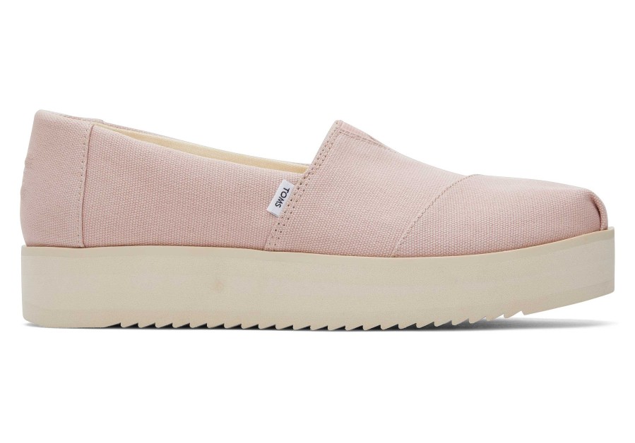 TOMS Alpargata Pink Midform Espadrille | Alpargatas