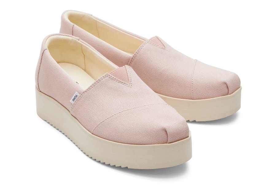 TOMS Alpargata Pink Midform Espadrille | Alpargatas