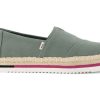 TOMS Alpargata Platform Rope Olive Espadrille | Alpargatas