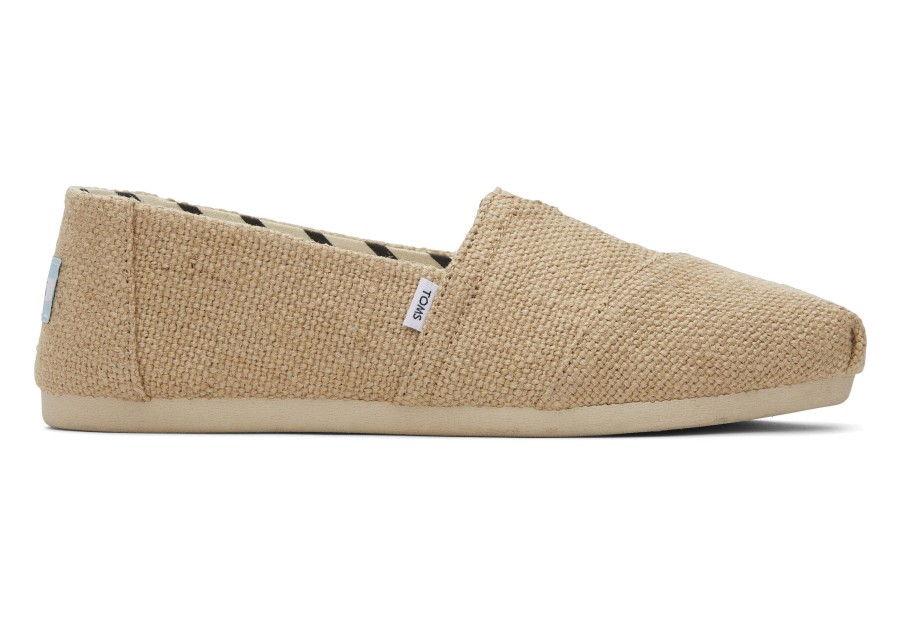 TOMS Alpargata Natural Heritage Canvas Wide Width | Wide Width