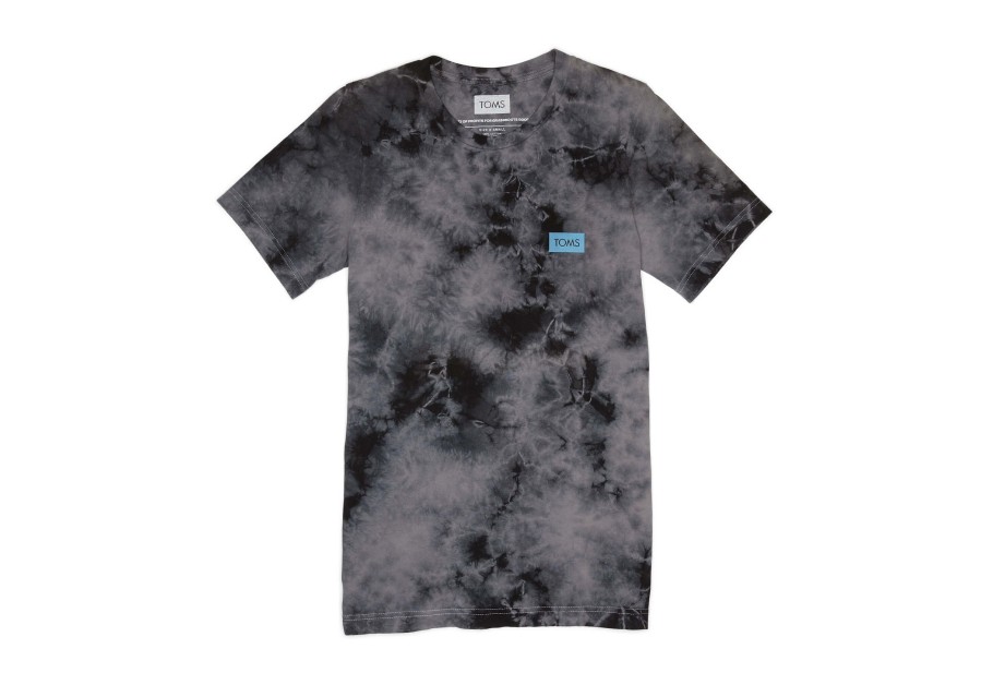 TOMS Toms Tie-Dye Logo Short Sleeve Crew Tee | Tees