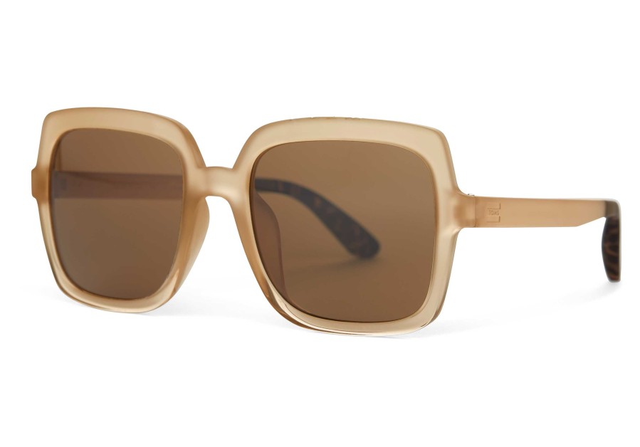 TOMS Athena Oatmilk Traveler Sunglasses | Sunglasses