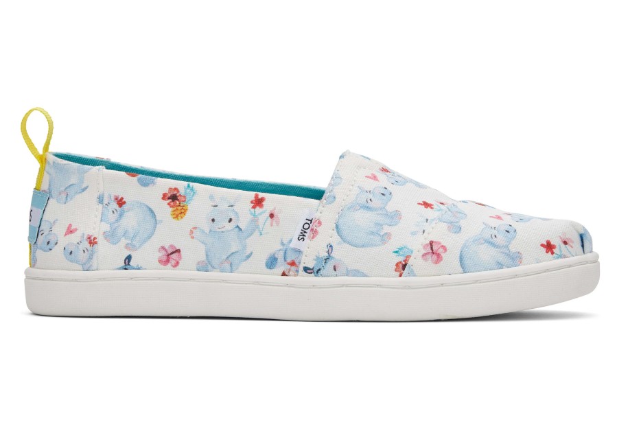 TOMS Youth Alpargata Summer Hippos | Alpargatas