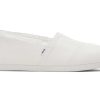 TOMS Alpargata Fringed White Canvas | Alpargatas