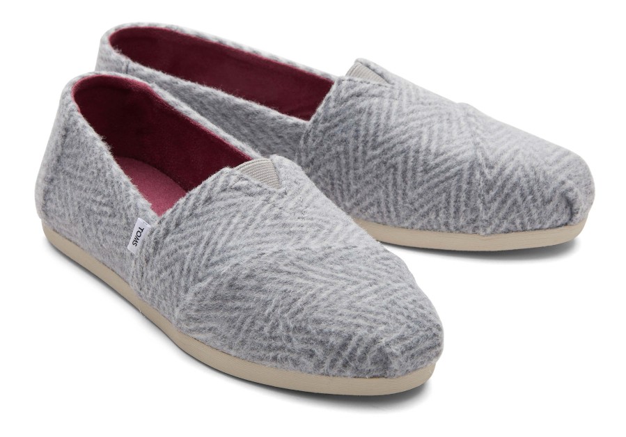 TOMS Alpargata Grey Herringbone|Alpargata Grey Herringbone | Alpargatas