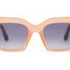 TOMS Adelaide Peach Crystal Fade Traveler Sunglasses | Sunglasses