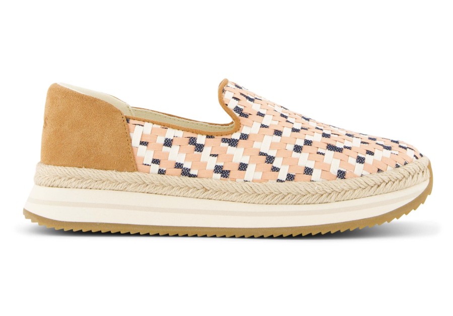 TOMS Jocelyn Tan Denim Espadrille Sneaker | Sneakers