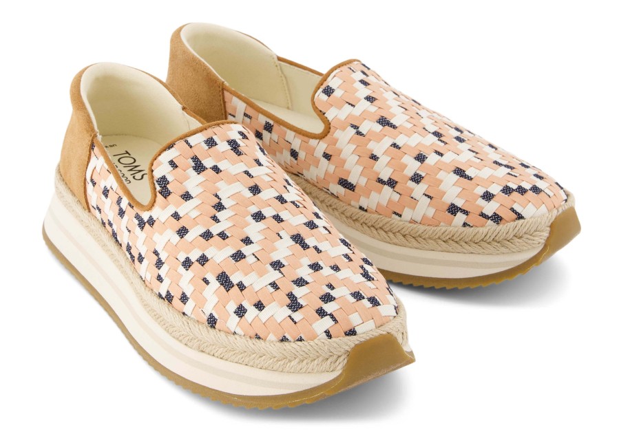 TOMS Jocelyn Tan Denim Espadrille Sneaker | Sneakers