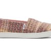 TOMS Youth Alpargata Plaid Tweed Kids Shoe | Alpargatas