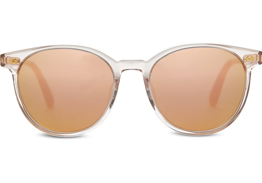 TOMS Bellini Champagne Crystal Handcrafted Sunglasses | Sunglasses