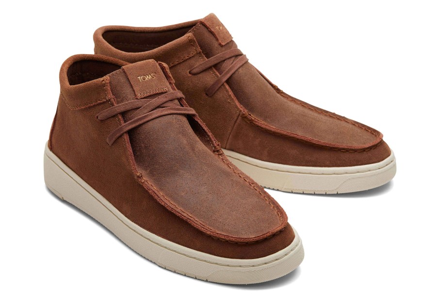 TOMS Trvl Lite Moc Chukka Brown Sneaker Boot | Dress Shoes