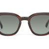 TOMS Venice Caramel Striated Handcrafted Sunglasses | Sunglasses