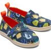 TOMS Alpargata Blue Monsters Toddler Shoe | Alpargatas