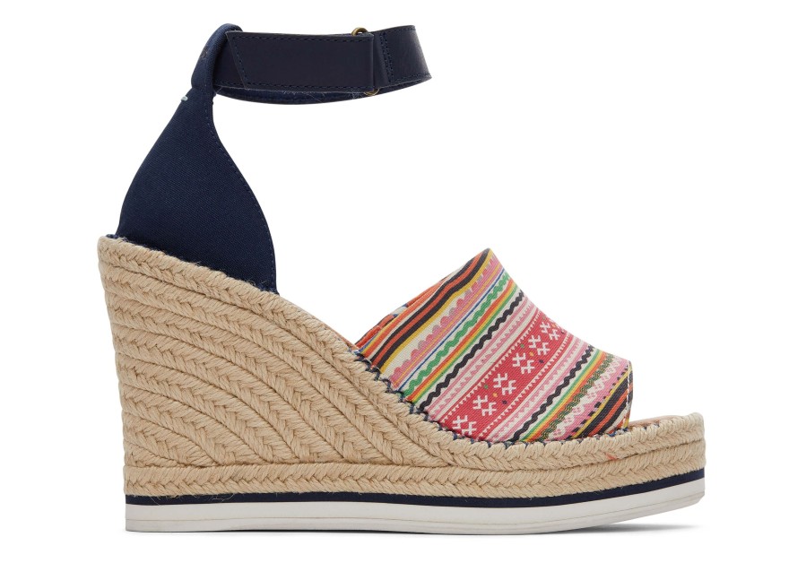 TOMS Tapestry Marisol Wedge | Dress Casual