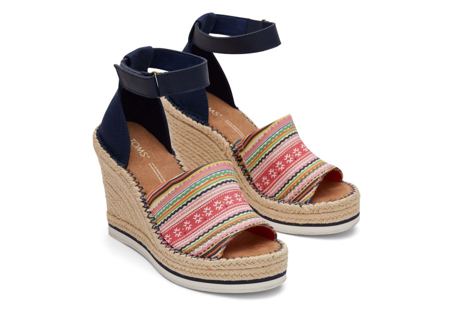 TOMS Tapestry Marisol Wedge | Dress Casual