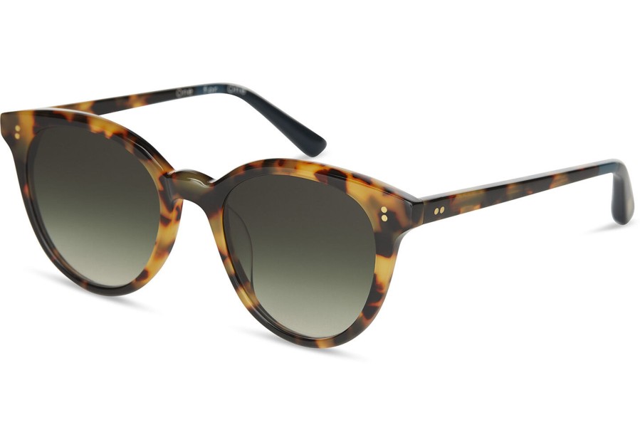 TOMS Aaryn Blonde Tortoise Handcrafted Sunglasses | Sunglasses