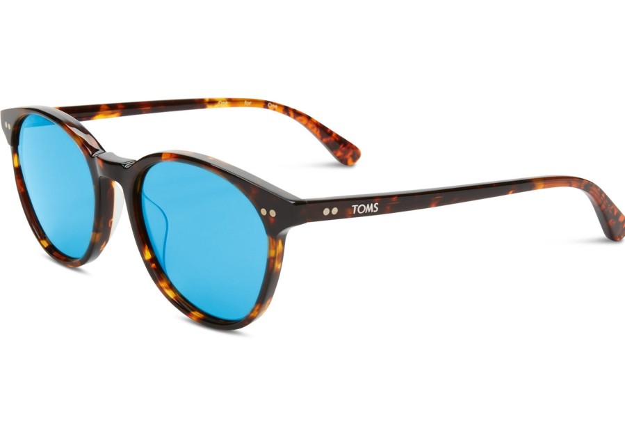 TOMS Bellini Tortoise Zeiss Polarized Handcrafted Sunglasses | Sunglasses