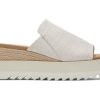 TOMS Diana Mule Natural Wide Sandal | Dress Casual