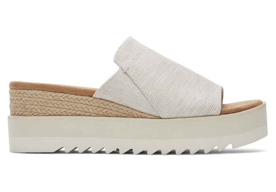 TOMS Diana Mule Natural Wide Sandal | Dress Casual