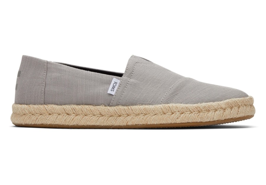 TOMS Alpargata Grey Recycled Cotton Rope 2.0 Espadrille | Espadrilles