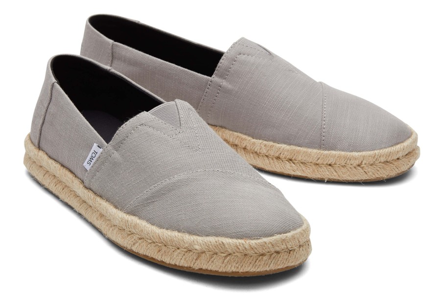 TOMS Alpargata Grey Recycled Cotton Rope 2.0 Espadrille | Espadrilles