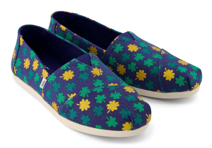 TOMS Alpargata Lucky Shimmer Clovers | Alpargatas