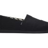 TOMS Alpargata All Black Heritage Canvas Wide Width | Alpargatas