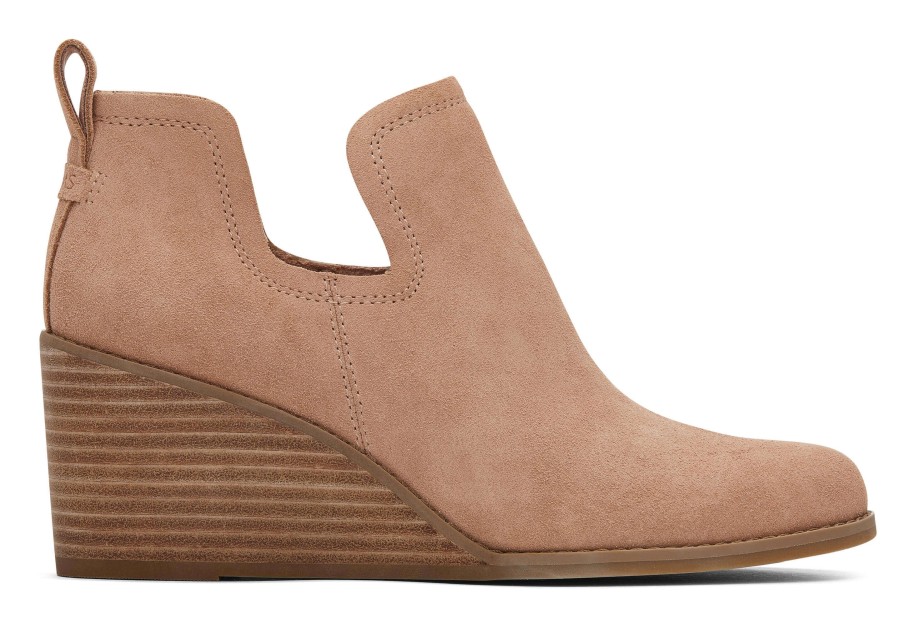 TOMS Kallie Suede Wedge Boot|Kallie Suede Wedge Boot | Dress Casual