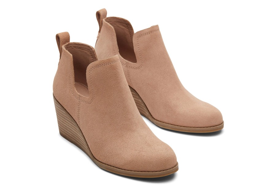 TOMS Kallie Suede Wedge Boot|Kallie Suede Wedge Boot | Dress Casual