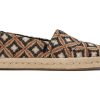 TOMS Alpargata Rope 2.0 Black Geometric Espadrille | Alpargatas