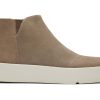 TOMS Verona Mid Taupe Suede Platform Sneaker | Sneakers