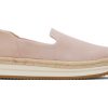 TOMS Jocelyn Pink Suede Espadrille Sneaker | Sneakers