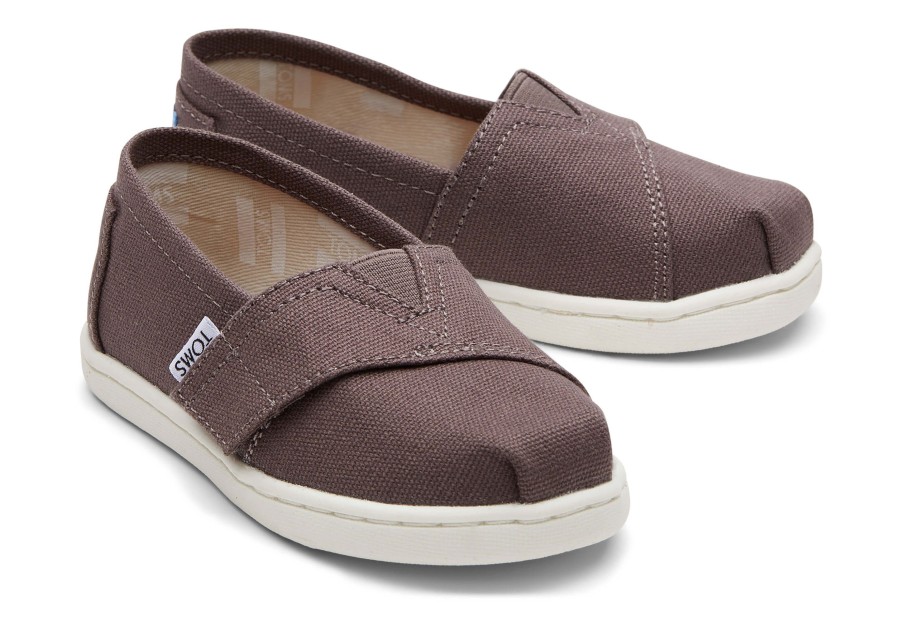 TOMS Alpargata Grey Canvas Toddler Shoe | Alpargatas