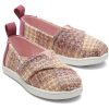 TOMS Alpargata Plaid Tweed Toddler Shoe | Alpargatas